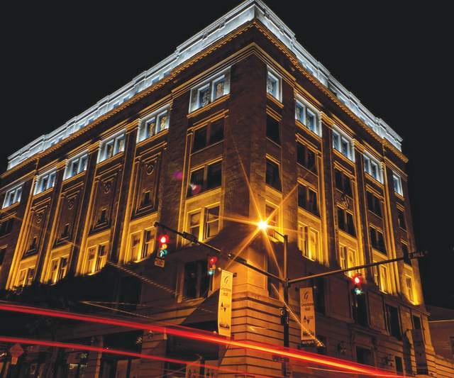 Greystone at night