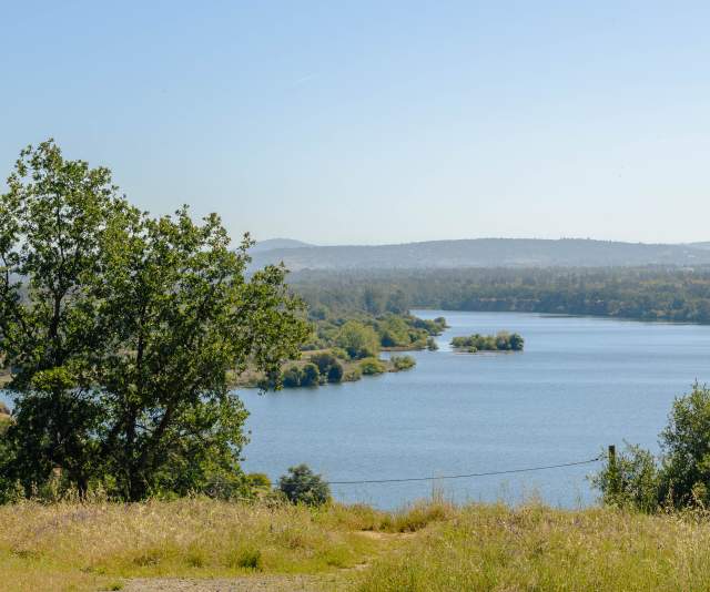 Lake Natoma on clear day