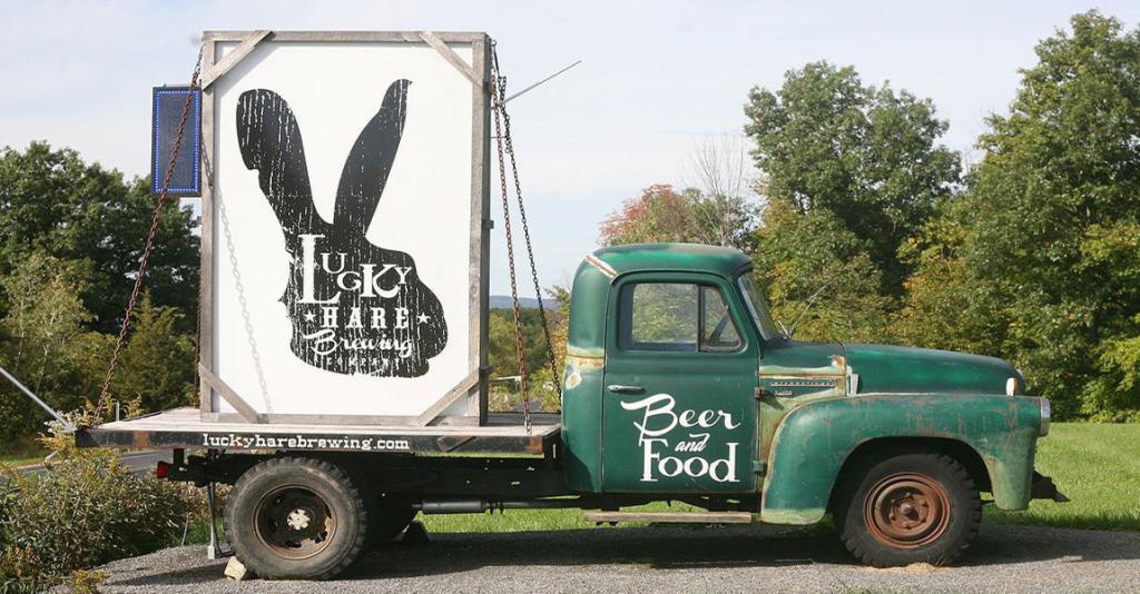 Lucky Hare Brewing Co - Logo Truck & Sign