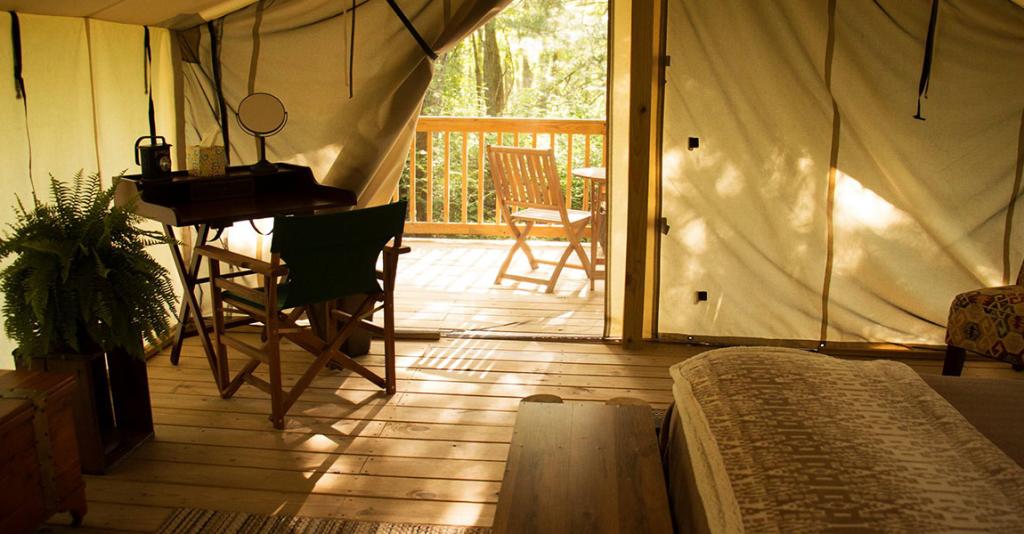 Seneca Sol - Glamping Tent Interior