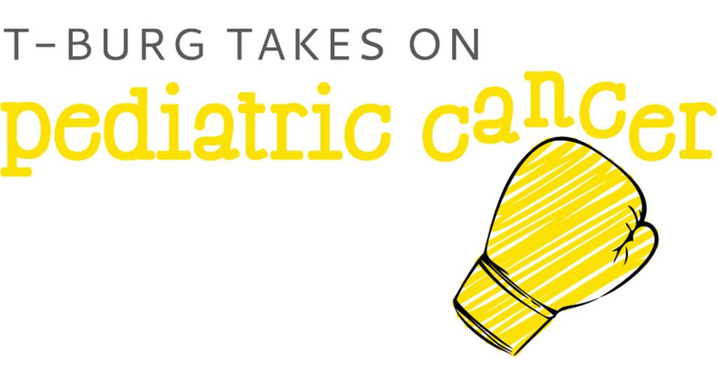 T-Burg Takes on Pediatric Cancer - Logo Banner