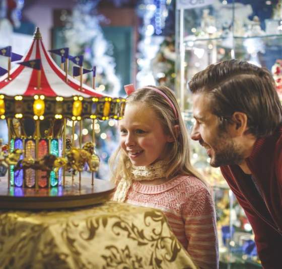 Shopping Family Children Christmas