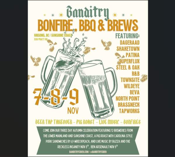 Bonfire, BBQ & Brews at Banditry Cider