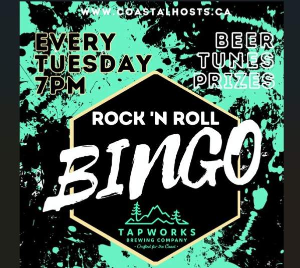 Rock N' Roll Bingo Gibsons