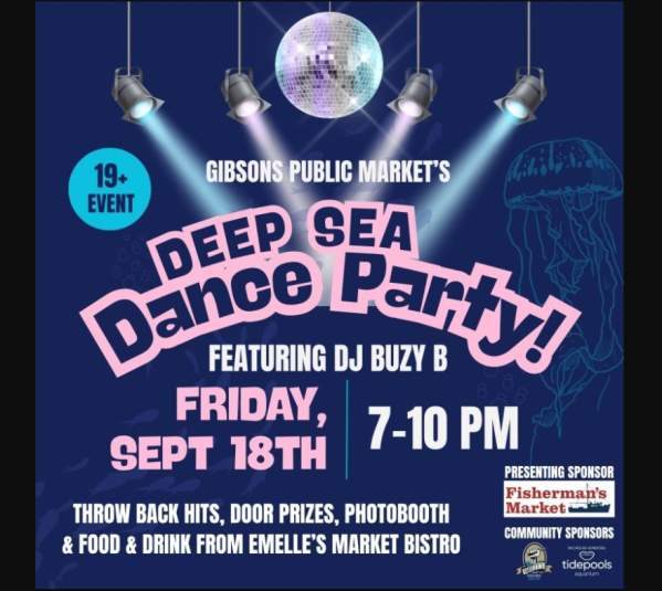 Deep Sea Dance Party at Gibsons Public Market