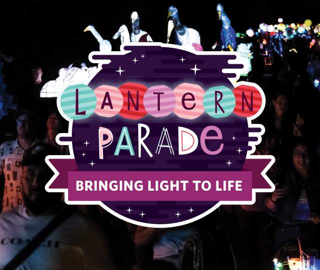 Logo for the Sandy Springs Lantern Parade "Bringing Light to Life"