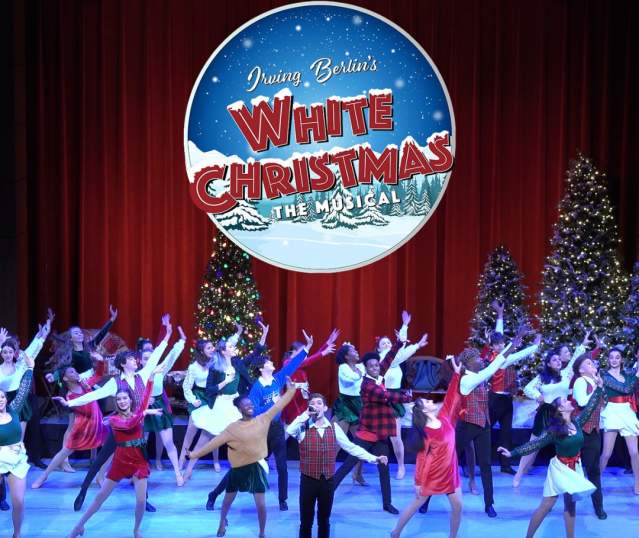 Logo for City Springs Theatre Company's White Christmas play
