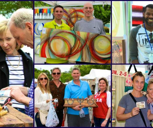 Collage of Photos From Sandy Springs Artsapalooza
