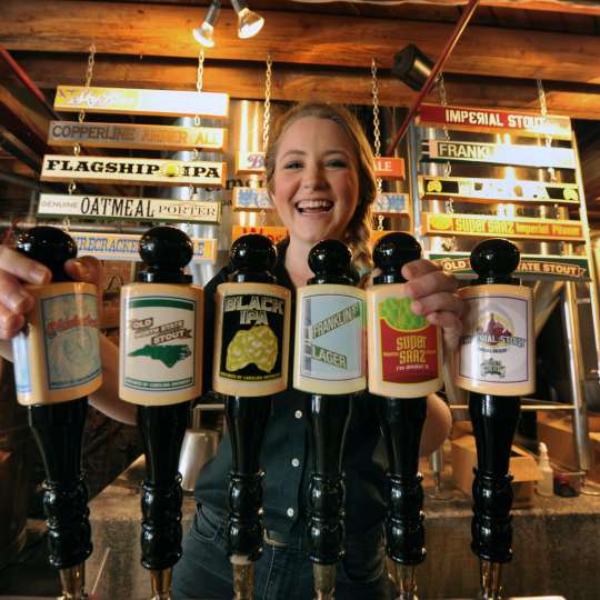 Carolina Brewery Bartender Hailey Johnson.JPG