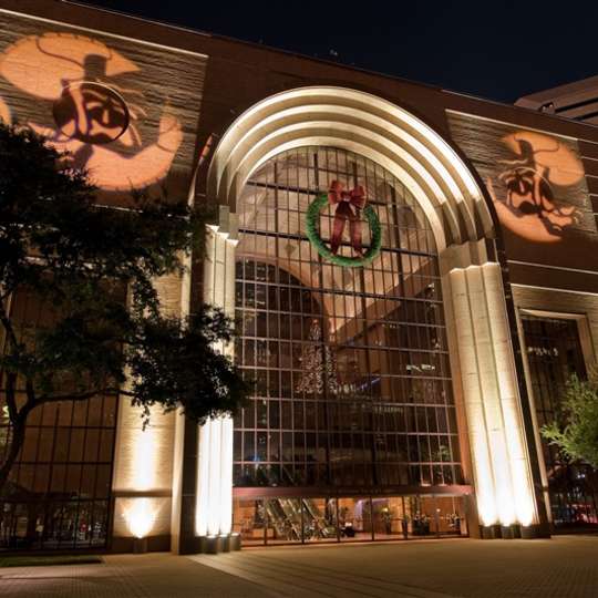 Exterior Night Xmas Wortham