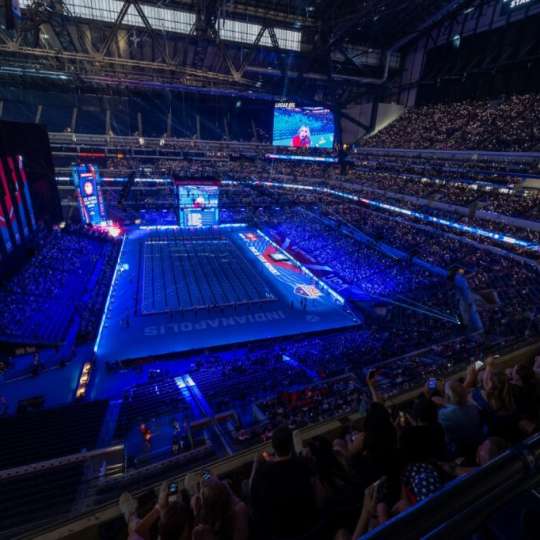 U.S. Olympic Swimming Trials - Inside Lucas Oil Stadium