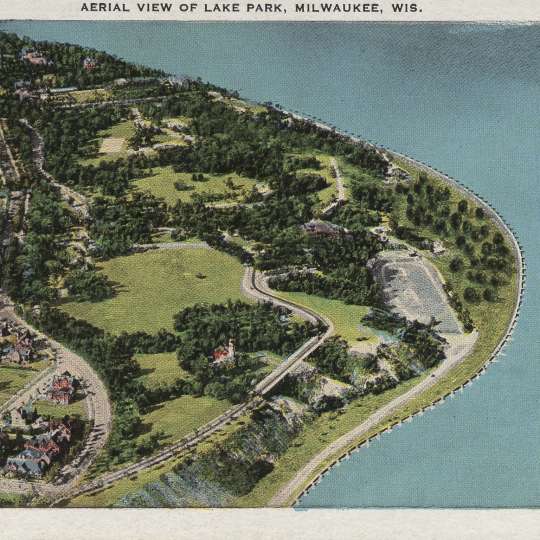Lake Park Postcard - Lakeshore