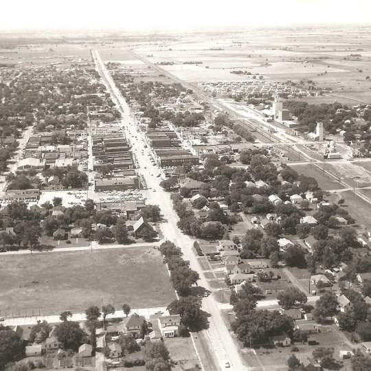 Aerial view of edmond