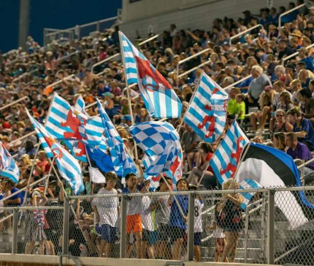 Lionsbridge FC flags
