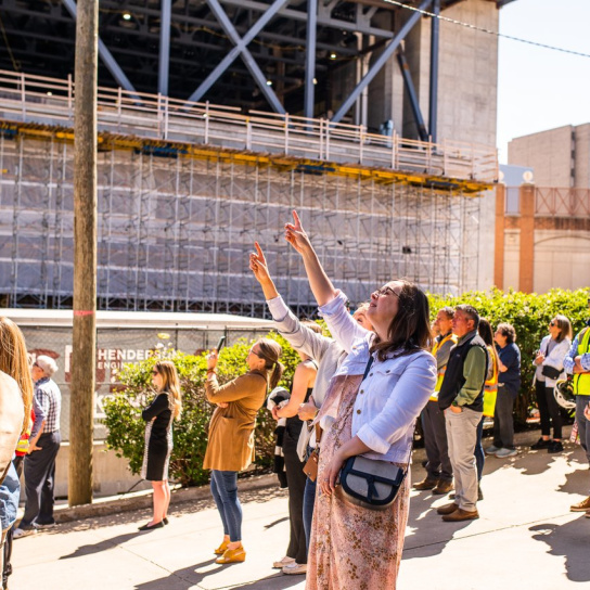 Baird Center Topping Off Ceremony
