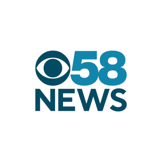 A logo featuring a dark blue icon of an eye, next to a light blue "58", all above the word "NEWS" in dark blue, against white background.