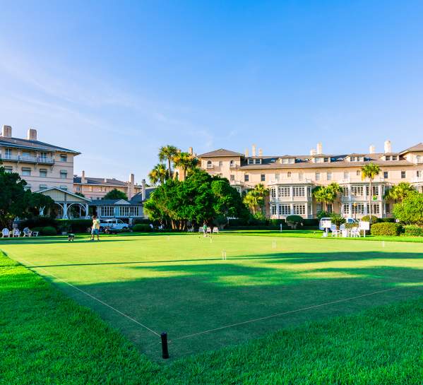 The historic grounds of the Jekyll Island Club Resort provide the perfect setting for a luxurious getaway on Jekyll Island, GA