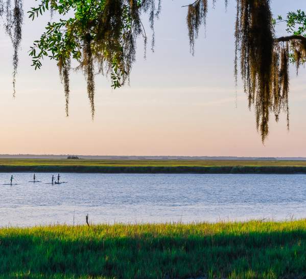 Paddleboarding in the Golden Isles