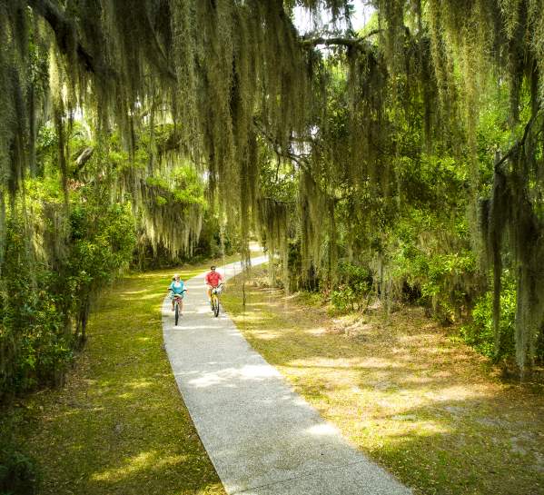 Biking on Jekyll Island, Georgia