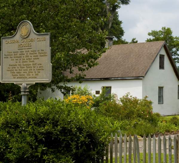 The Historic Tabby Slave Cabins at Gascoigne Bluff