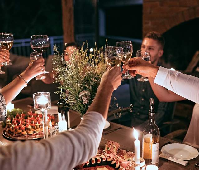 Group Dining Events Meeting Celebration Restaurant Food Drinks