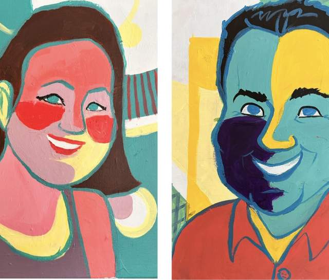 Paint Your Partner - Picasso Style!