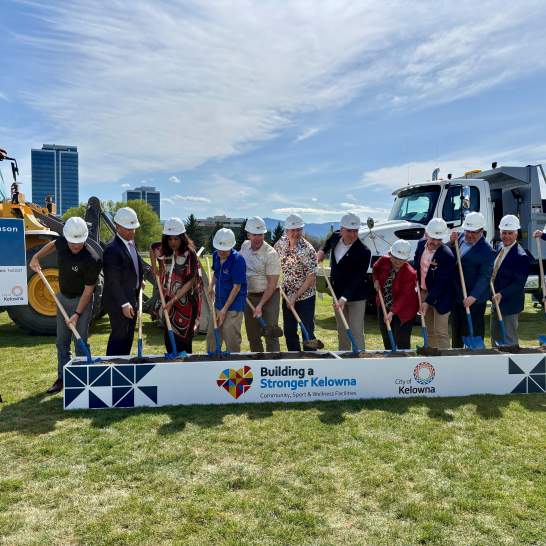City of Kelowna Breaks Ground for the Redevelopment of Parkinson Recreation Centre