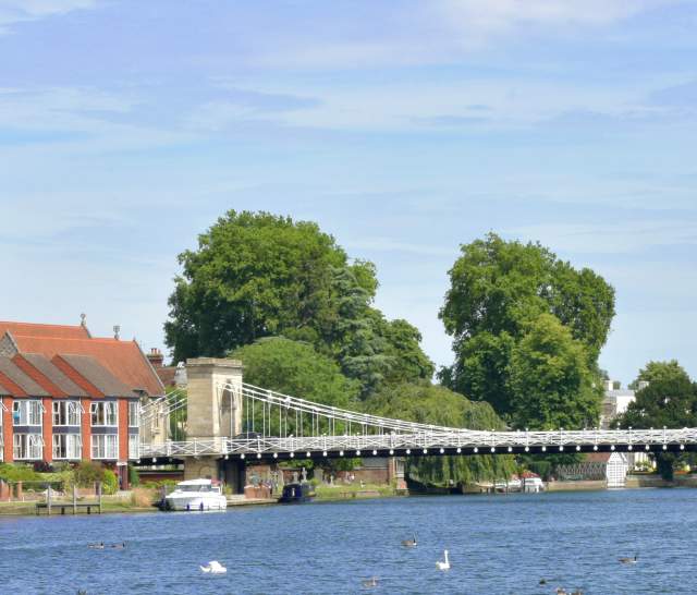 Marlow bridge and church
