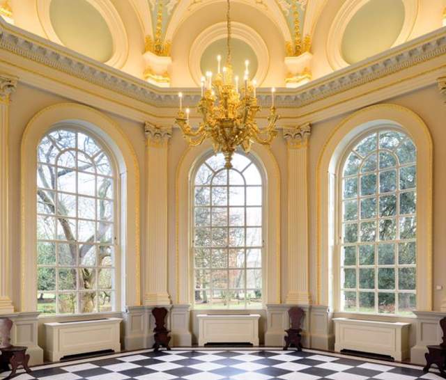 Interior of Octagonal room. Orleans House Gallery