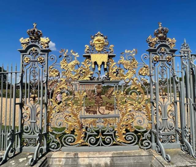 Gate and ornate panel, Hampton Court