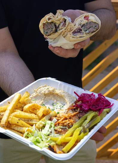 Habibs food at Kargo on the Docks, MediaCity Salford