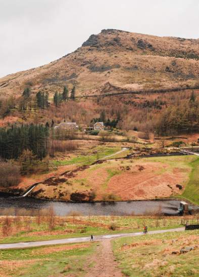 Dovestone Reservoir from Greenfield, Oldham