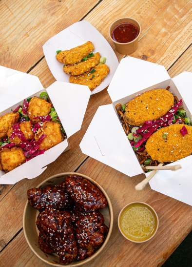 Wok Bros food at Kargo, MediaCity Salford