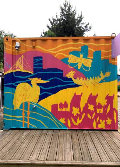 Artwork at Kargo on the Docks