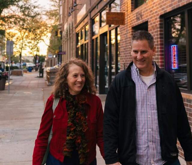 Couple in Downtown-Rapid City