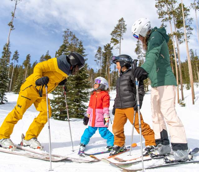 Family Skiing at Big Sky Reosrt