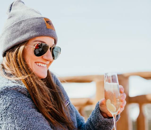 Cocktails on the mountain