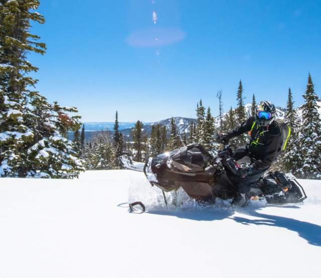 Snowmobiling
