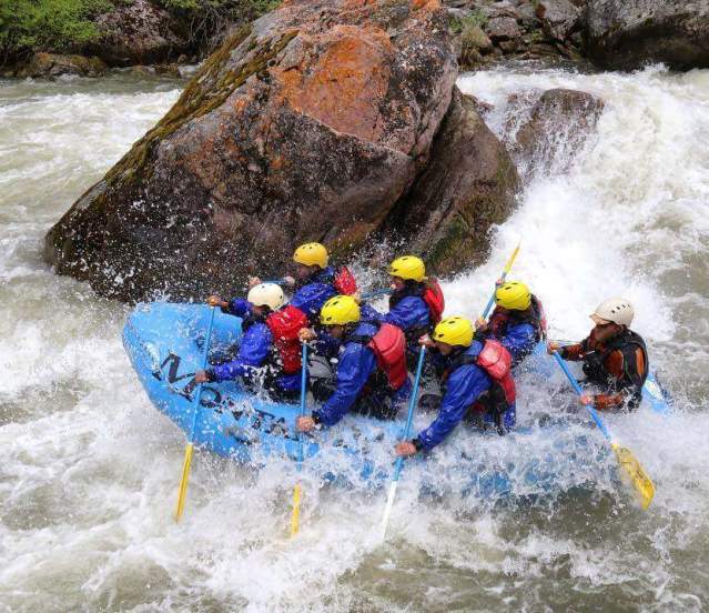 Whitewater Rafting On The Gallatin River In Big Sky, Montana