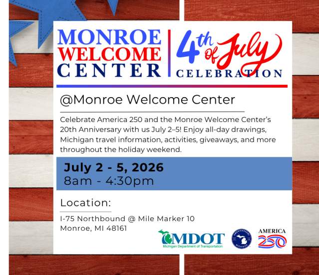 Fourth of July Celebration at Monroe Welcome Center
