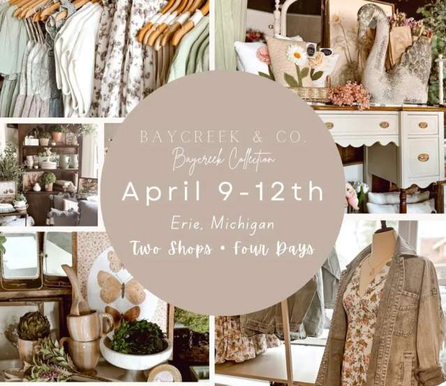 𝐁𝐚𝐲𝐜𝐫𝐞𝐞𝐤 & 𝐂𝐨 and 𝘽𝙖𝙮𝙘𝙧𝙚𝙚𝙠 𝘾𝙤𝙡𝙡𝙚𝙘𝙩𝙞𝙤𝙣 • April 9-12th • Two Shops 🪻🌿🌷