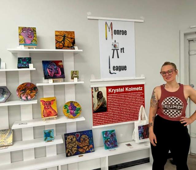 Krystal Kolmetz Art Show Reception