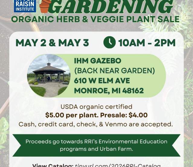 Spring Into Gardening - Organic Vegetable and Herb Plant Sale