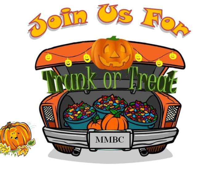 TRUNK OR TREAT FALL EVENT
