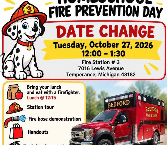 BFD Homeschool Fire Prevention Day