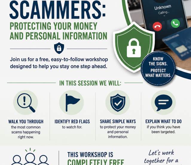 Outsmarting Scammers - FREE Community Workshop
