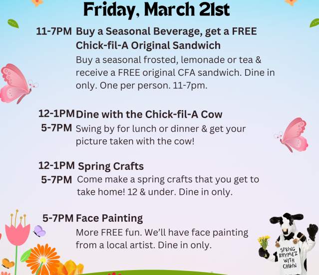 Chick-fil-A Spring Kickoff
