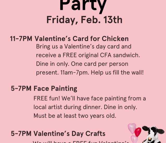 CFA Valentine's Day Party