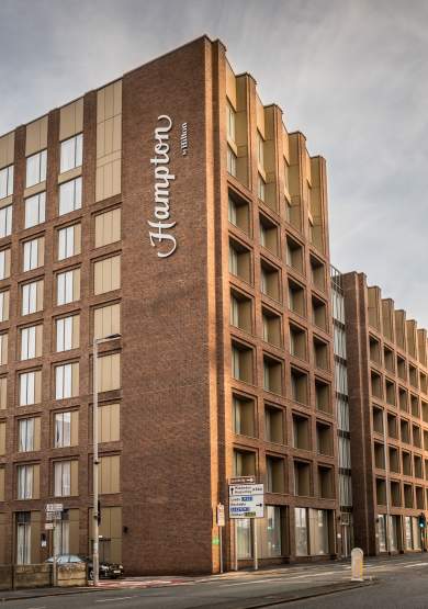 Outside exterior of Hampton by Hilton