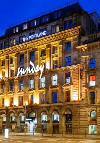 Manchester Portland by Sunday, exterior